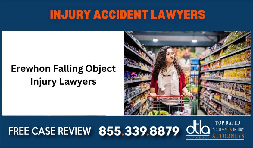 Erewhon Falling Object Injury Lawyers sue liability attorney compensation incident