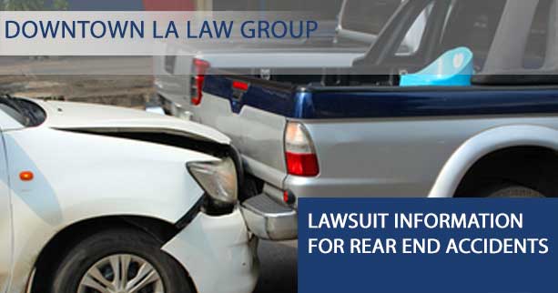 Lawsuit Information For Rear End Accidents