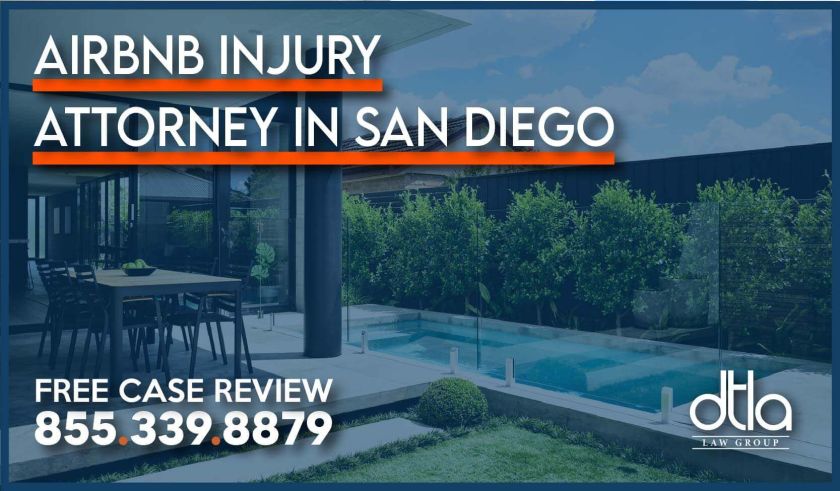 Airbnb Injury Attorney in San Diego lawyer sue compensation premise liability lawsuit