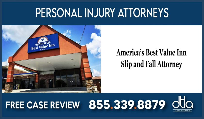 America’s Best Value Inn Slip and Fall Attorney incident accident personal injury liability lawyer