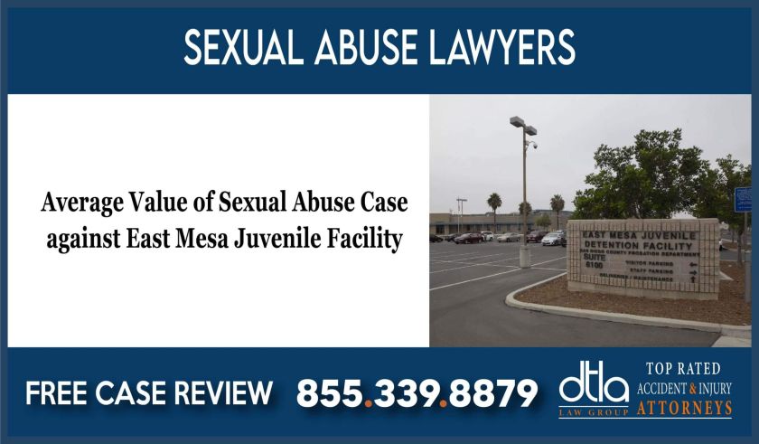 Average Value of Sexual Abuse Case against East Mesa Juvenile Facility lawyer sue lawsuit attorney
