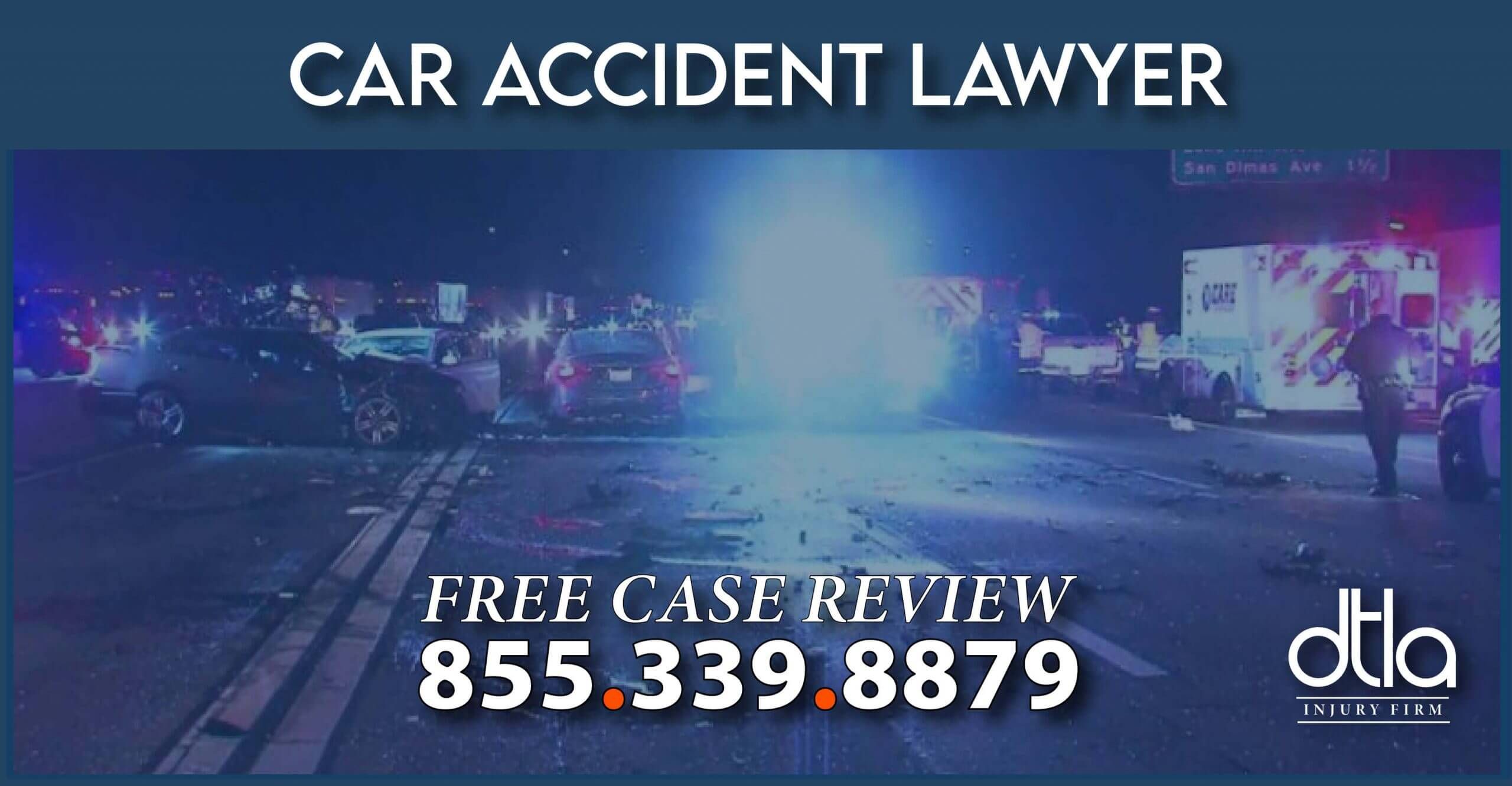 Car crash 210 freeway glendora lawyer car crash accident personal injuiry lawyer