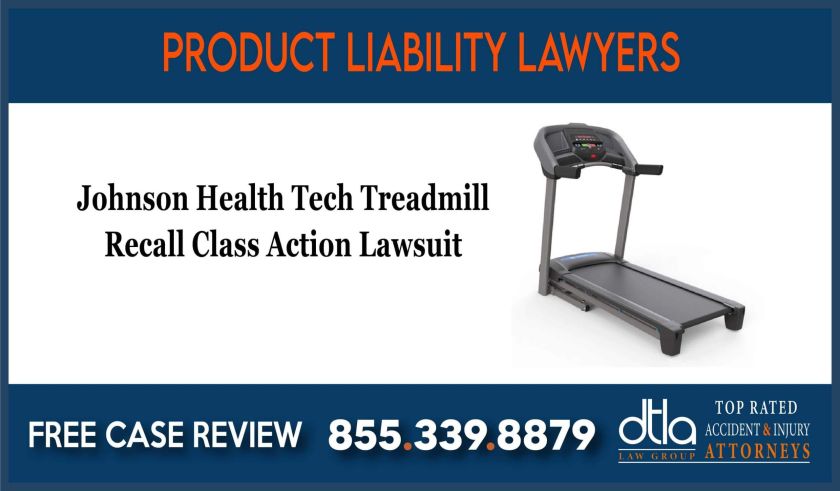 Johnson Health Tech Treadmill Recall Class Action Lawsuit lawyer attorney sue lawsuit