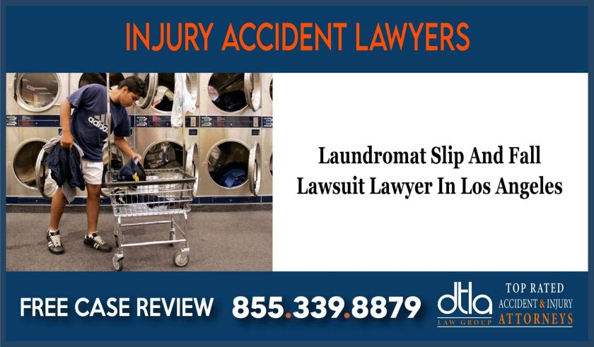 Laundromat Slip And Fall in los angeles sue incident liability lawyer