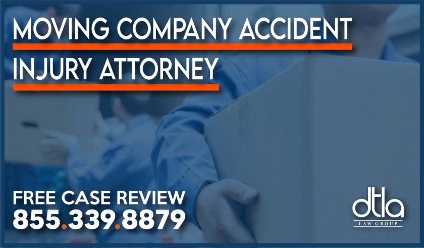 Moving Company Accident Injury Attorney lawyer incident truck inexperience reckless