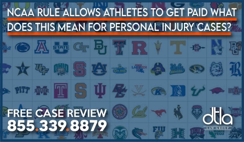 NCAA Rule Allows Athletes to get Paid What lawyer personal injury compensation basketball football