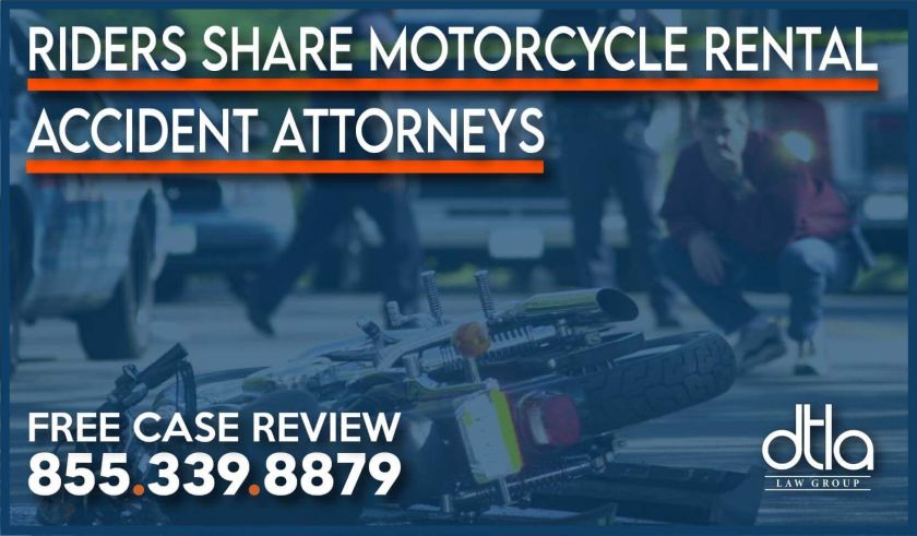 Riders Share Motorcycle Rental Accident Attorneys lawyer sue compensation lawsuit