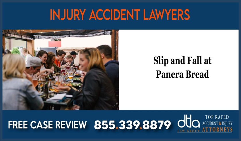 Slip and Fall at Panera Bread Accident Injury Lawyers sue lawsuit liability