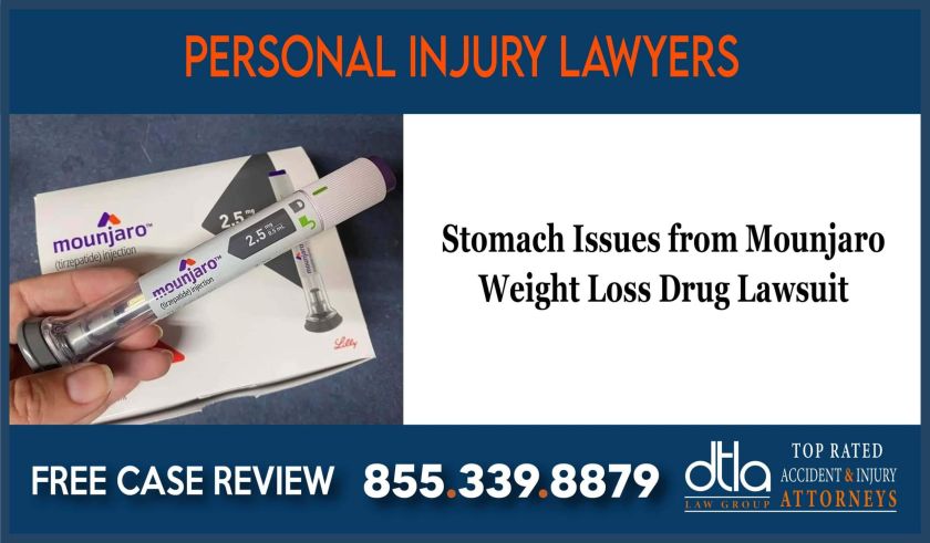 Stomach Issues from Mounjaro Weight Loss Drug Lawyer Attorney attorney sue