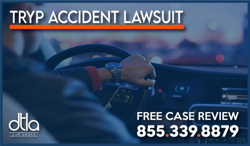 Tryp Injury Accident Lawyer lawsuit attorney sue driver incident risk insurance