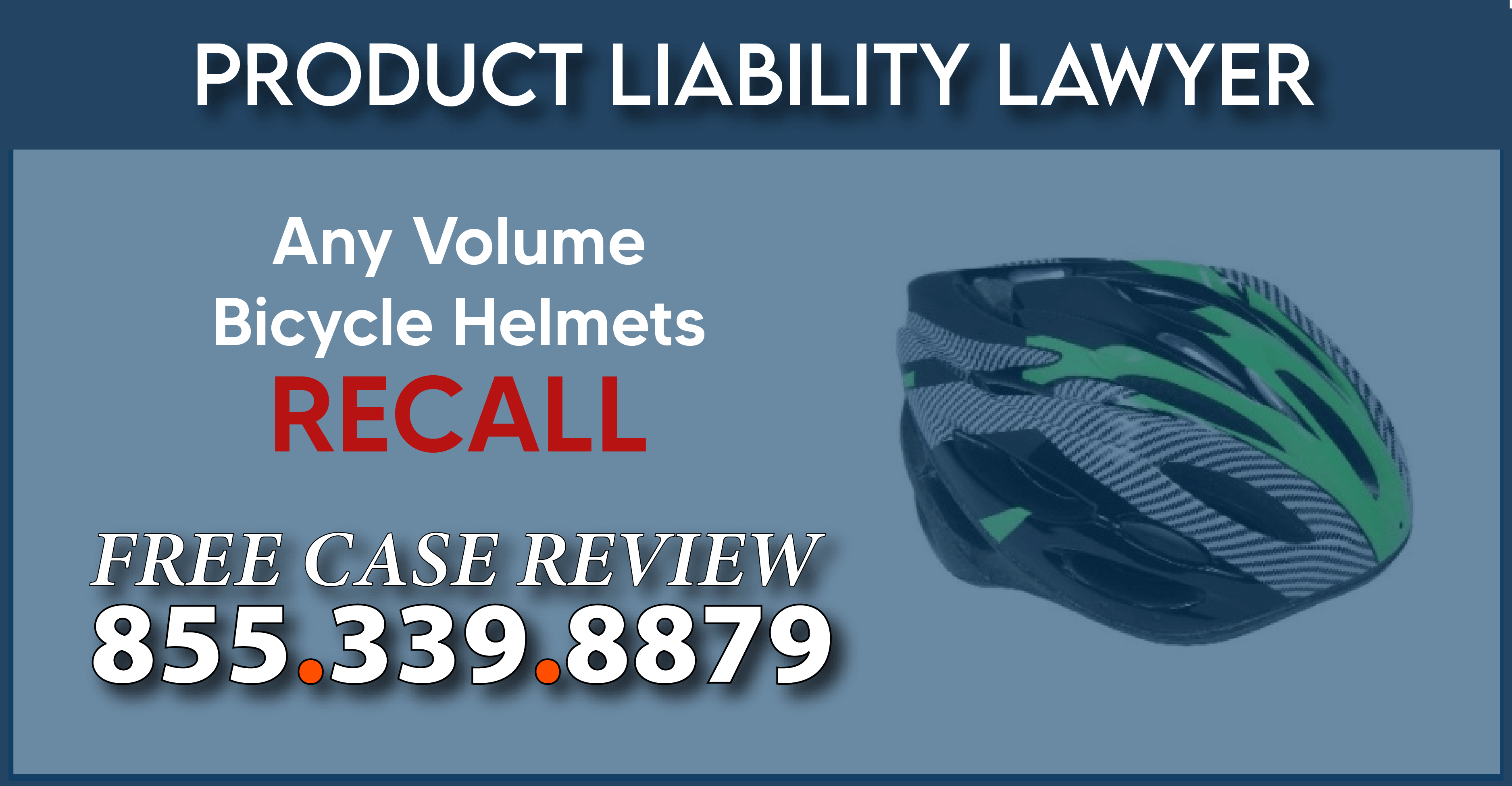 any bicycle helmet recall product liability lawyer