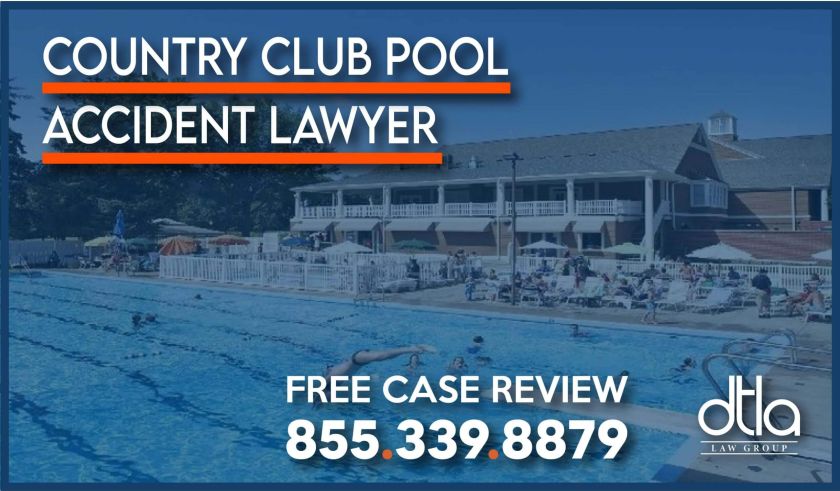 country club pool accident lawyer incident lawsuit attorney sue injury