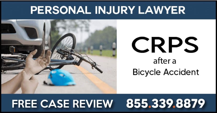 crps after a bicycle accident injury lawyer attorney sue compensation complex regional pain syndrome