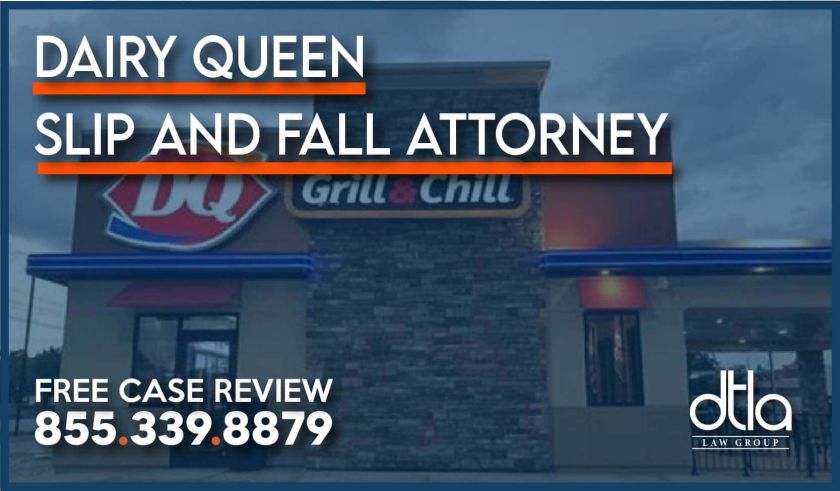 dairy queen slip and fall lawyer attorney sue compensation lawsuit incident accident premise liability