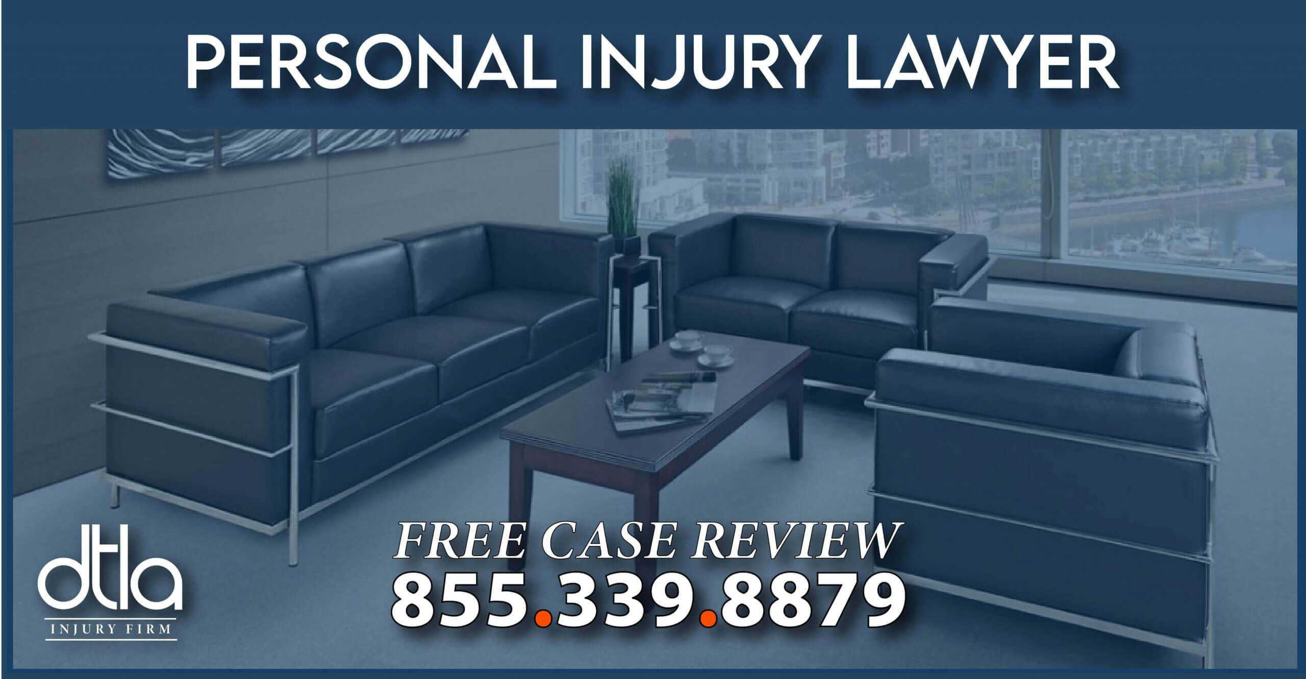 defective furniture injury attorney incident lawyer compensation sue