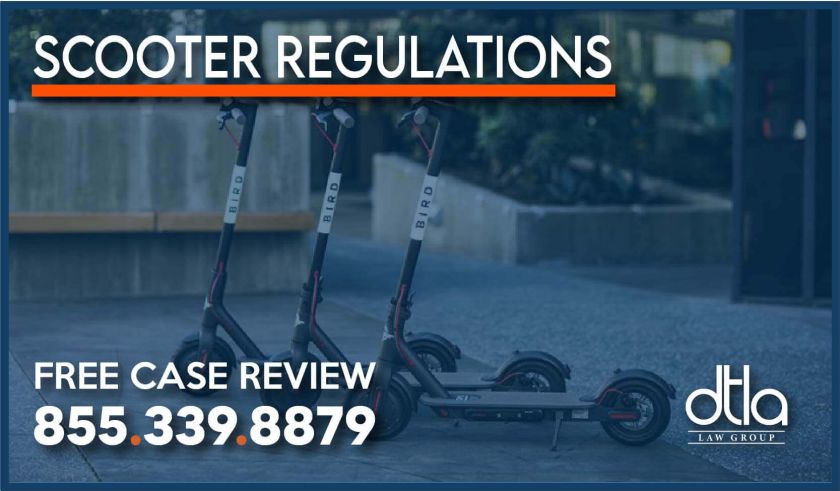 e scooter regulations incident attorney accident lawyer compensation sue liability