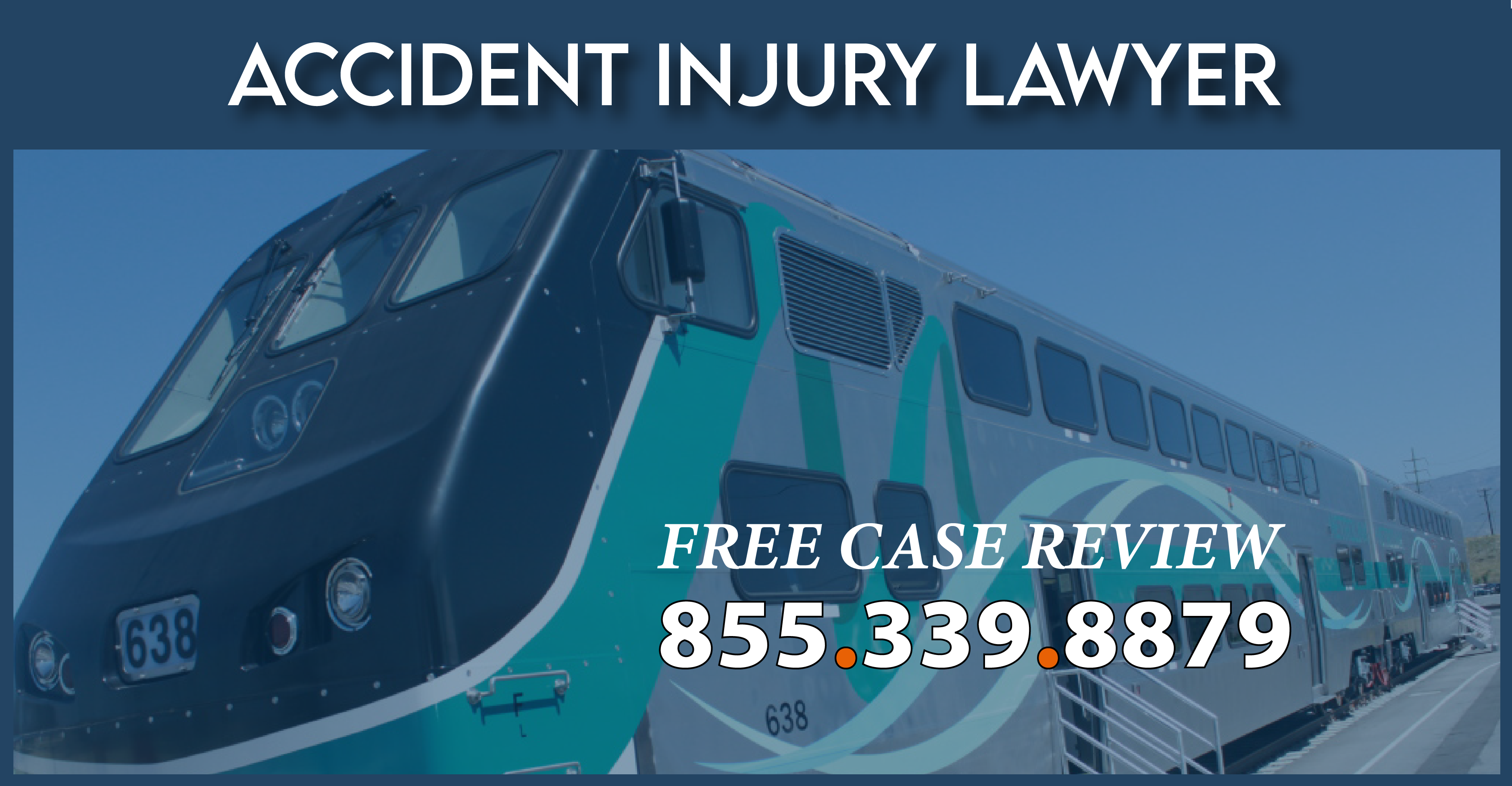 metrolink train accident injury lawyer premise liability incident compensation