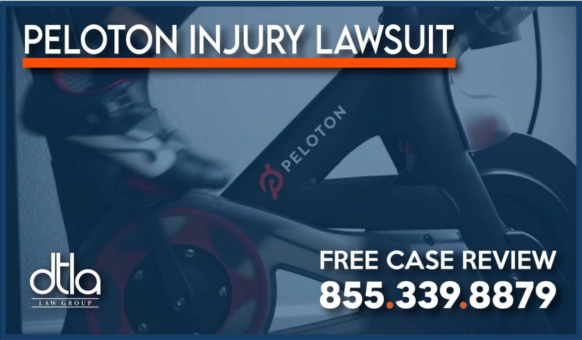 peloton injury accident attorney lawsuit sue compensation incident