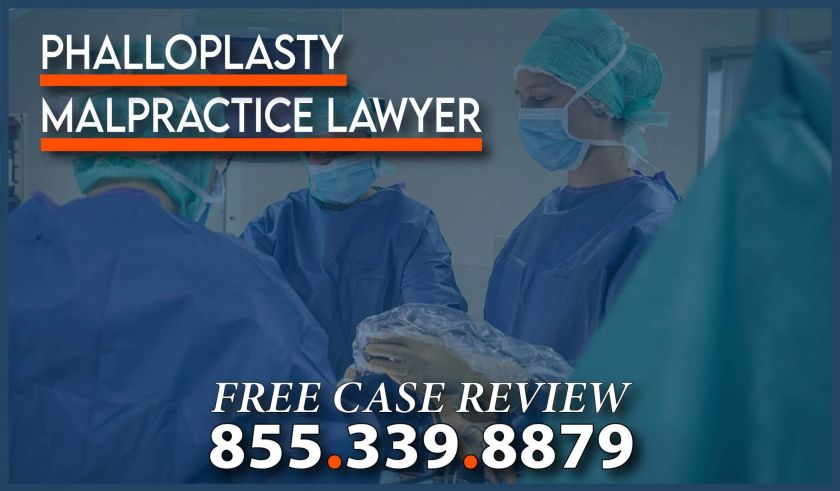 phalloplasty malpractice lawyer surgery attorney sue