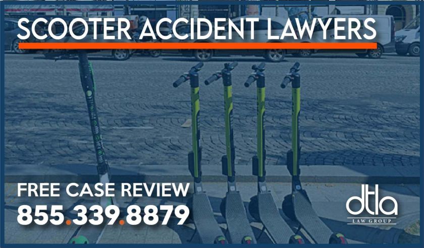 scooter injury lawyers attorney accident incident sue compensation