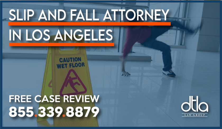 slip and fall los angeles lawyer attorney sue compensation incident accident injury
