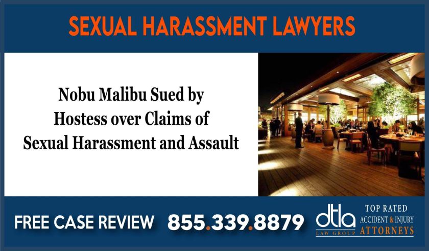 Nobu Malibu Sued by Hostess over Claims of Sexual Harassment and Assault