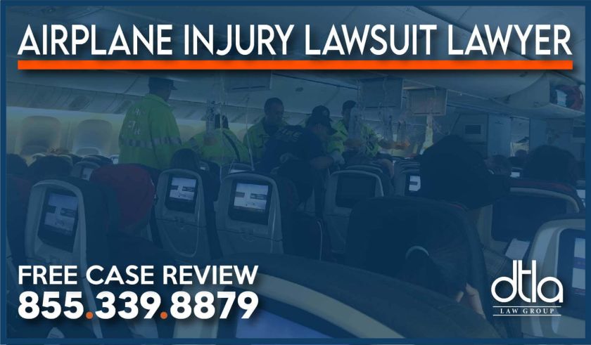 Airplane Injuries Lawyer incident lawsuit sue compensation attorney accident