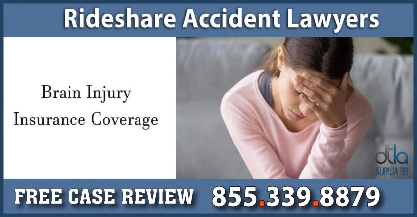 rideshare accident lawyer brain injury insurance coverage attorney