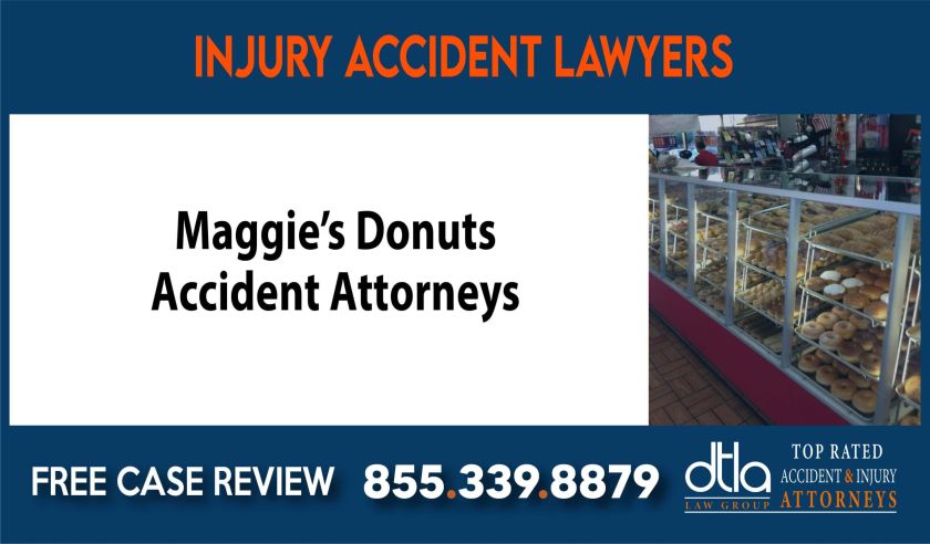 Maggies Donuts Accident Attorneys sue liability lawyer attorney