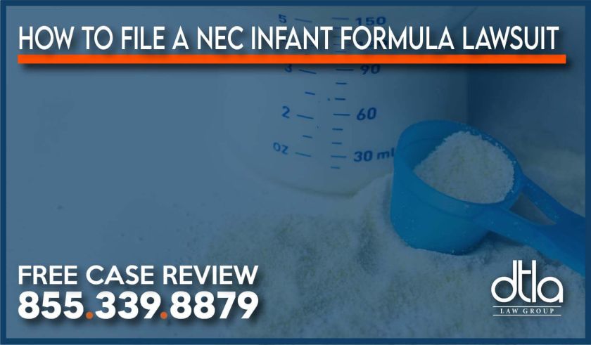How to File a NEC Infant Formula Lawsuit lawyer milk powder attorney case compensation