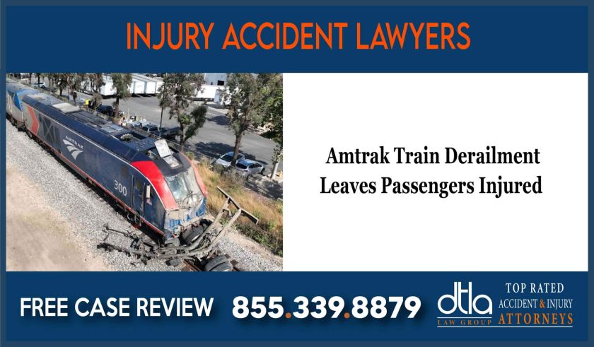 Amtrak Train Derailment Leaves Passengers Injured attorney lawyer lawsuit