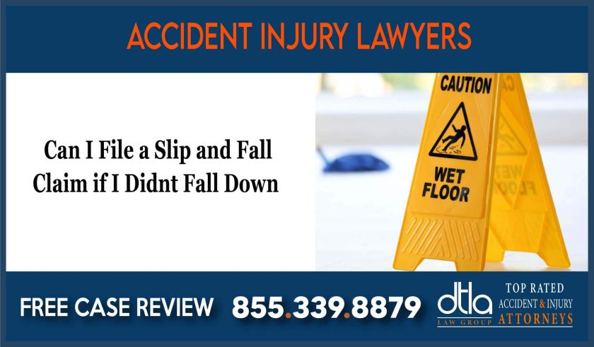 Can I File a Slip and Fall Claim if I Didnt Fall Down Attorney incident liability lawsuit attorney sue