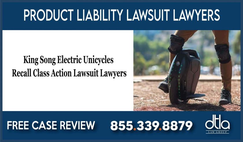 King Song Electric Unicycles Recall Class Action Lawsuit Lawyers attorney product liability sue compensation