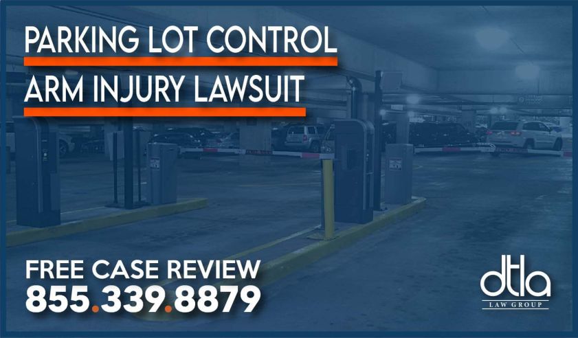 Parking Lot Control Arm Injury Lawsuit personal injury accident incident sue compensation