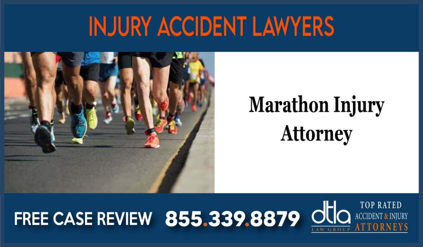 marathon injury accident lawyer attorney lawsuit liability sue compensation