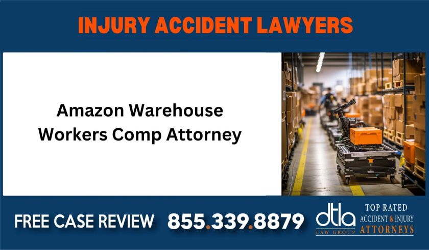 Amazon warehouse workers compensation incident liability attorney lawyer