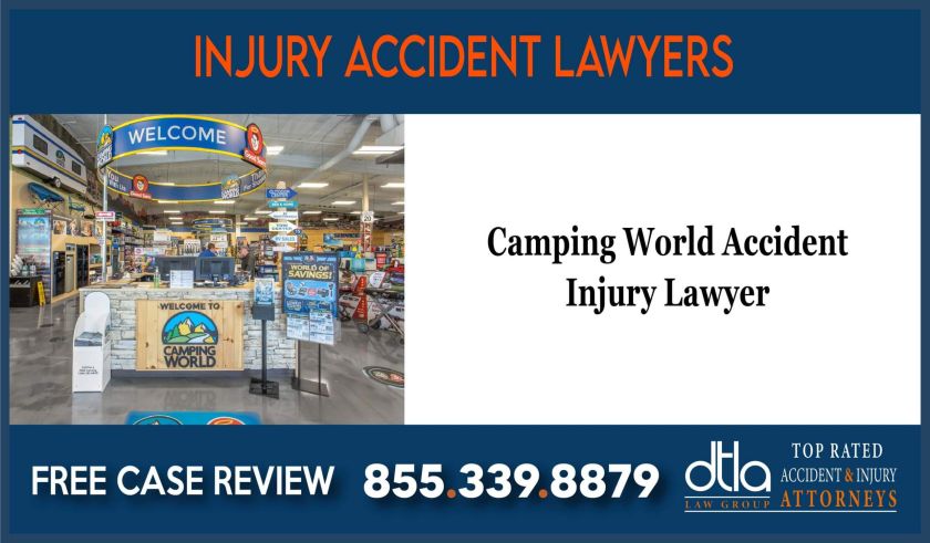 Camping World Accident Injury Lawyer attorney lawsuit incident liability