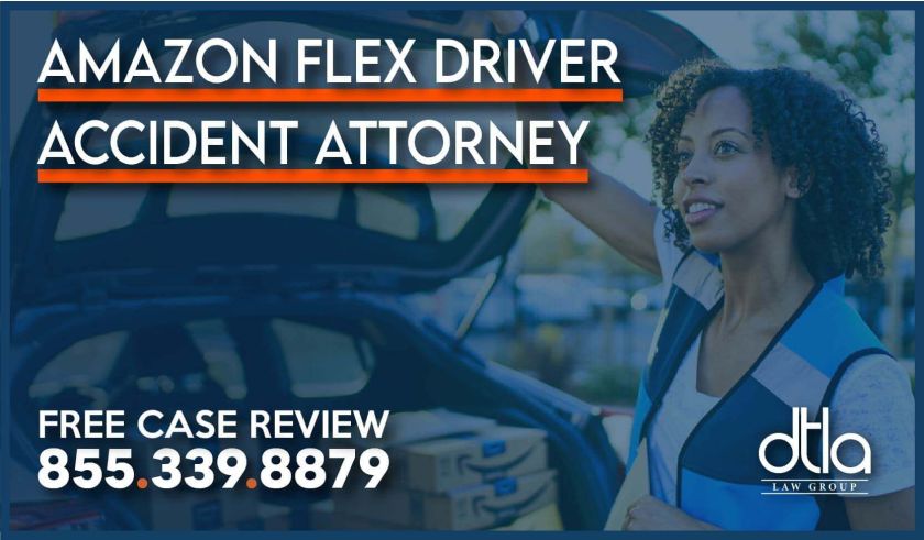 Amazon Flex Driver Accident Attorney lawyer incident accident lawsuit personal injury