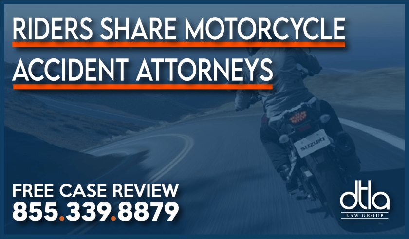 Riders Share Motorcycle Accident Attorneys lawyer sue compensation lawsuit injury incident