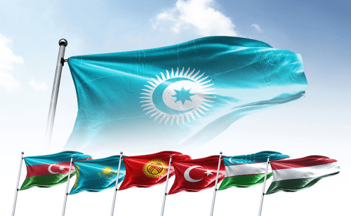 turkey azerbaijan kaxakhstan turkmenistan flags