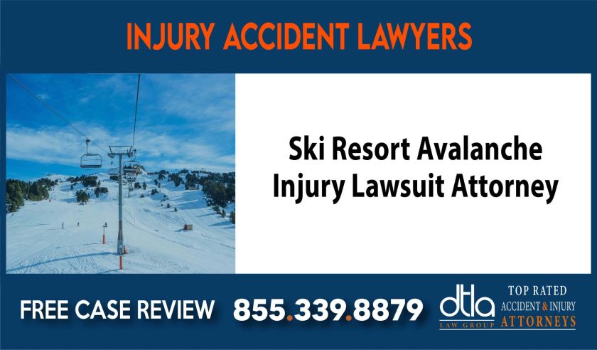 Ski Resort Avalanche Injury Lawsuit Attorney sue liability compensation incident