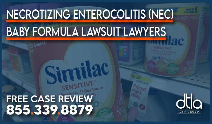 Necrotizing Enterocolitis (NEC) Baby Formula Lawsuit Lawyers similac enfamil treatment nec medical condition attorney sue compensation justice