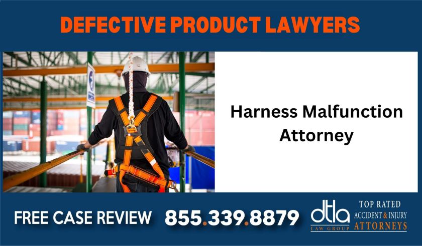 Harness Malfunction Attorney sue liability lawyer liable incident