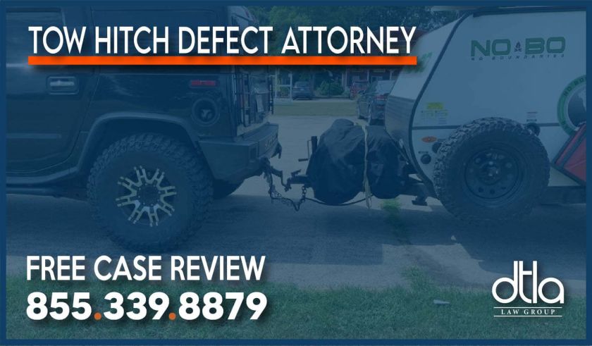 Tow Hitch Defect Attorney lawyer sue compensation lawsuit product liability