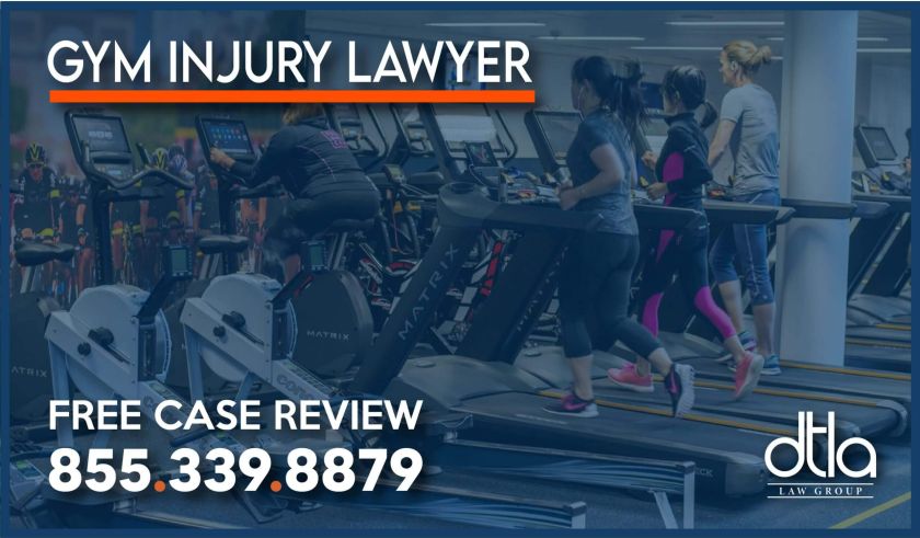 gym injury lawyer incident attorney sue compensation bruise sprain dislocation