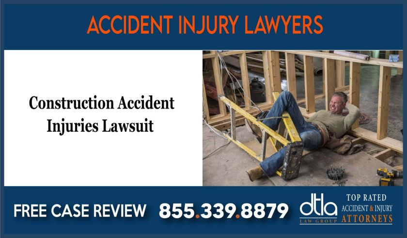 Construction Accident Injuries Lawsuit incident liability lawsuit attorney sue