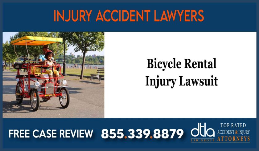 Bicycle Rental Injury Lawsuit Injury Lawsuit Lawsuit compensation lawyer attorney sue