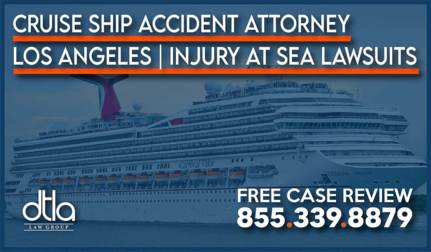 Cruise Ship Accident Attorney Los Angeles Injury at Sea Lawsuits lawyer compensation personal injury slip and fall incident