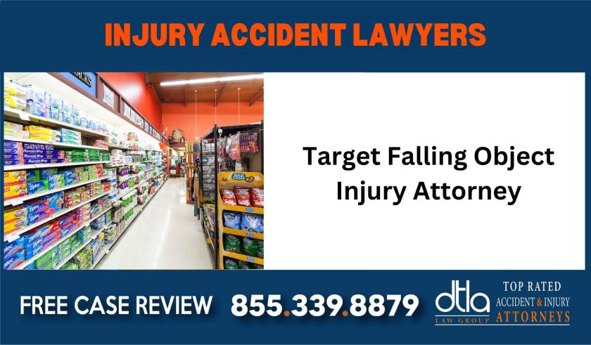 Target Falling Object Injury Attorney sue liability lawyer compensation incident liable