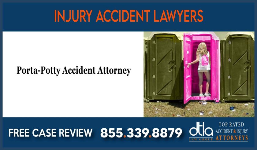 Porta-Potty Accident Attorney lawyer incident lawsuit compensation liability sue